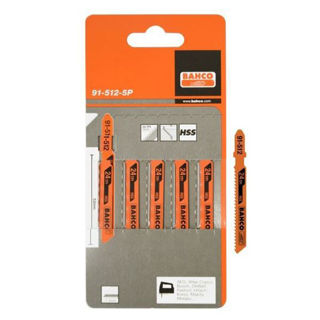 Picture of Bahco T118A Metal Jigsaw Blade (Pack of 5)