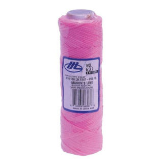Picture of Marshalltown Pink Braided Masons Line 250ft (76m)