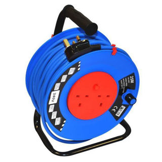Picture of Tala Heavy-Duty Cable Reel 220v 2-Socket 25M