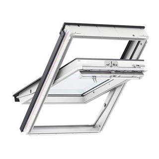 VELUX White Polyurethane Centre Pivot Roof Window 0034