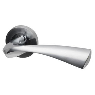 Picture of Lever On Rose Handle Truro - Polished Chrome/Satin Chrome
