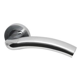 Picture of Lever On Rose Handle Jade - Polished Chrome/Satin Chrome