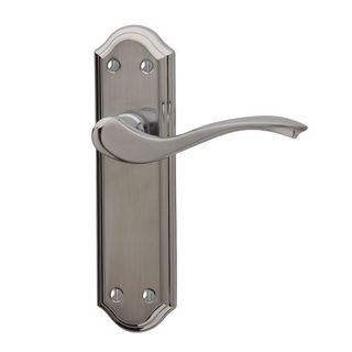 Picture of Windsor Lever Latch Handle Set - Polished Chrome/Satin Chrome