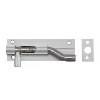 Picture of Necked Polished Aluminium Barrel Bolt 75mm (Pre-Packed)