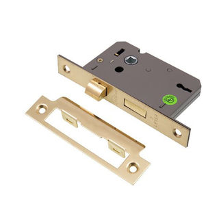 Picture of 3 Lever Sashlock Electro Brass 63mm (2.5")