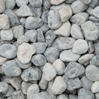 20mm Ocean Blue Pebble Bulk Bag Murdock Builders Merchants