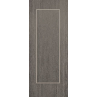 White Primed Genoa 1 Panel Grey Bolection 44mm Door Murdock Builders Merchants