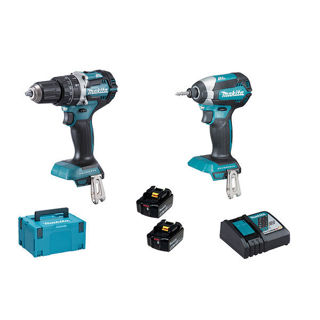 Makita DLX2180TJ 2 Piece Brushless Combo Kit Murdock Builders Merchants